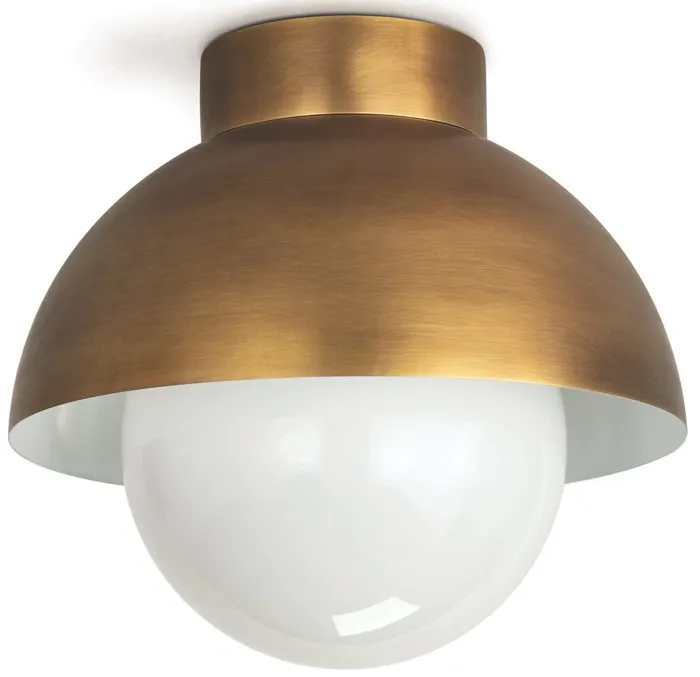 Montreux Flush Mount (Natural Brass)