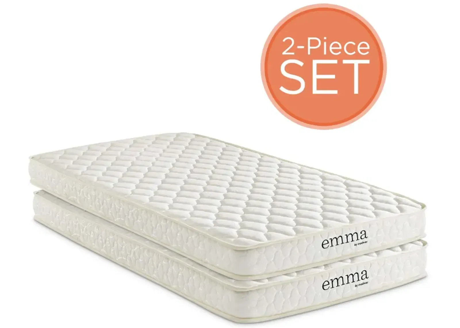 Emma 6" Twin Mattress Foam Set of 2