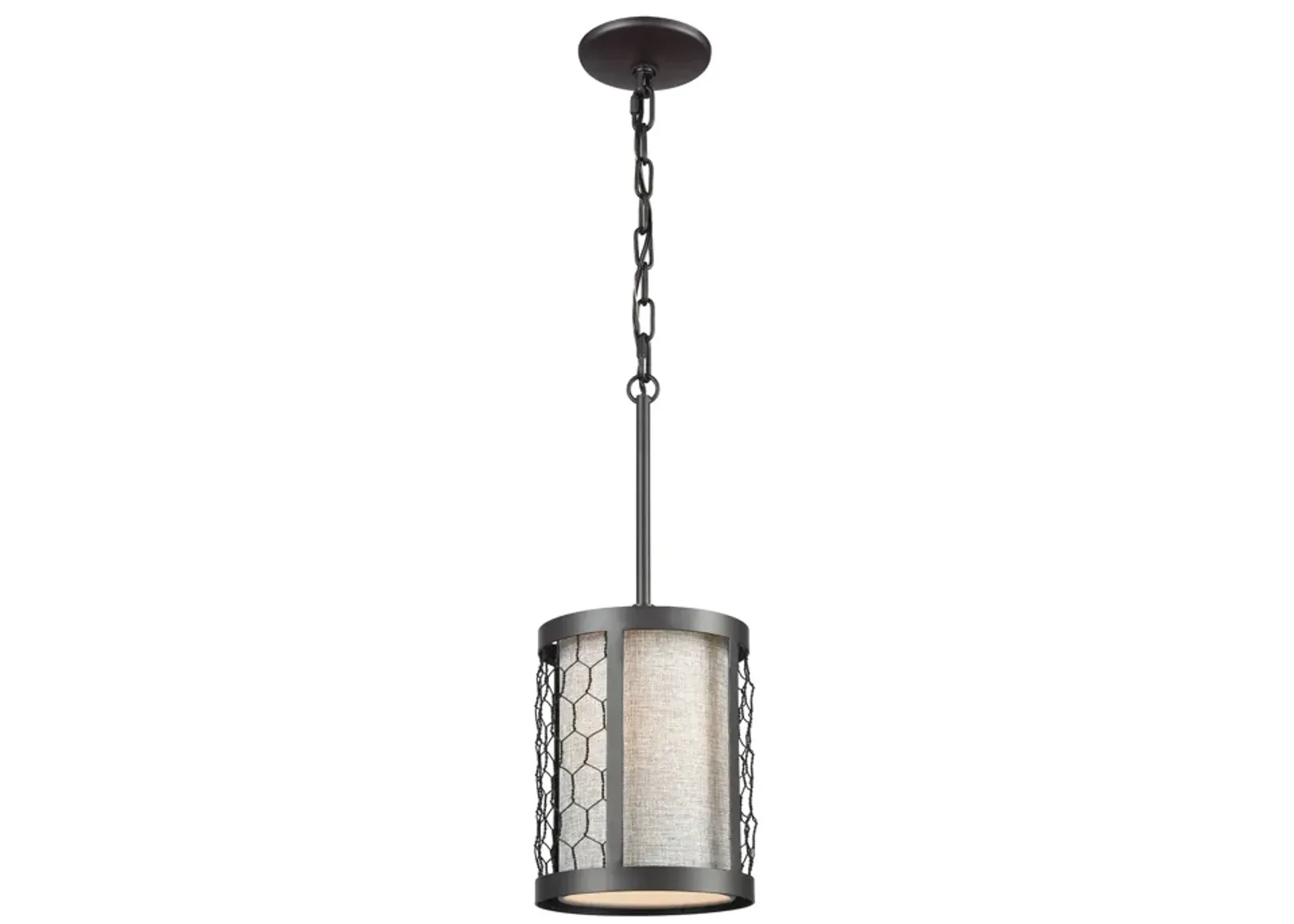 Filmore 9" Wide 1-Light Mini Pendant - Oil Rubbed Bronze