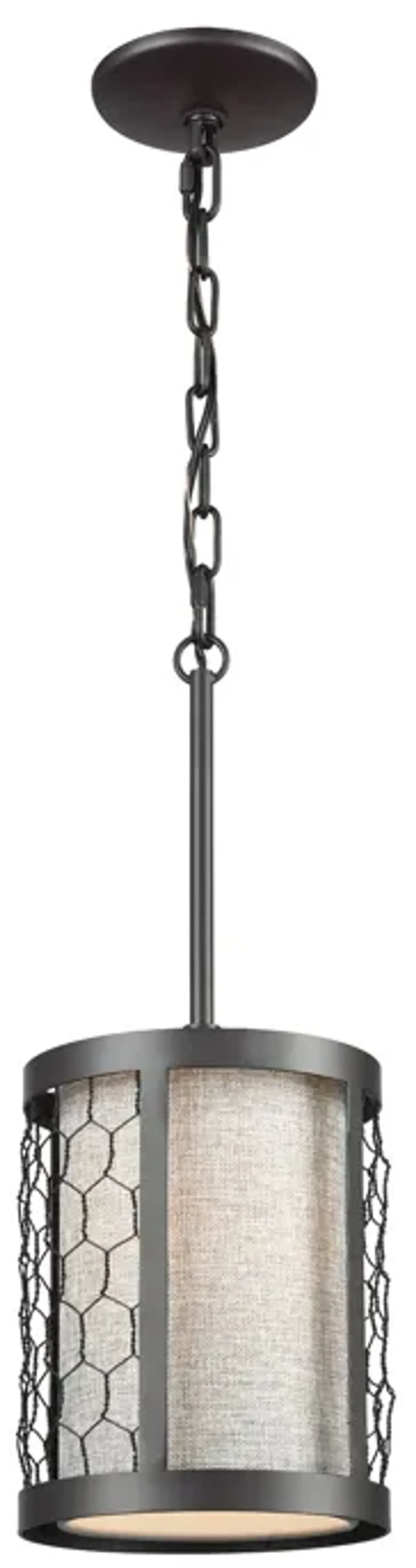 Filmore 9" Wide 1-Light Mini Pendant - Oil Rubbed Bronze