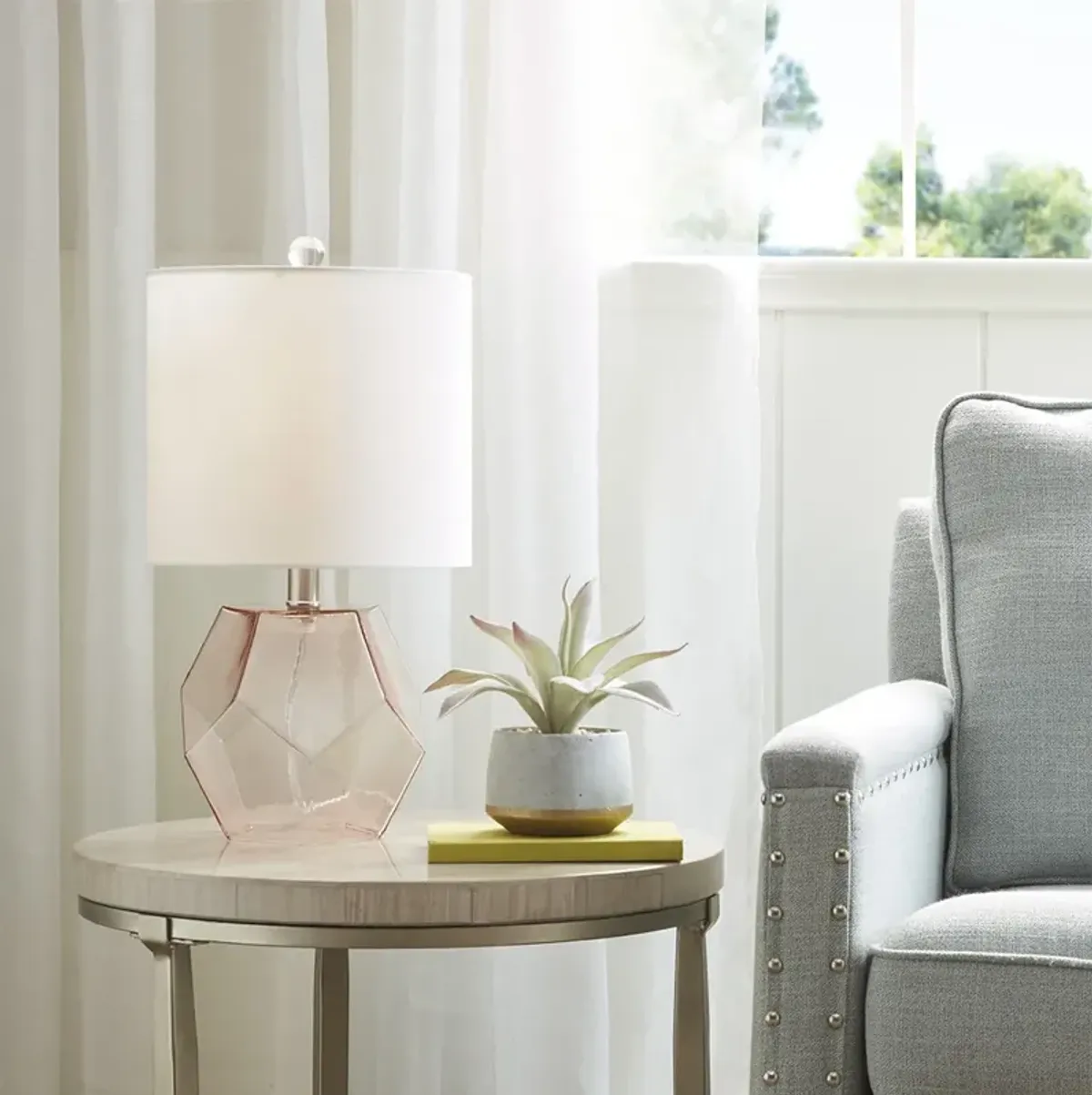 Bella Geometric Table Lamp