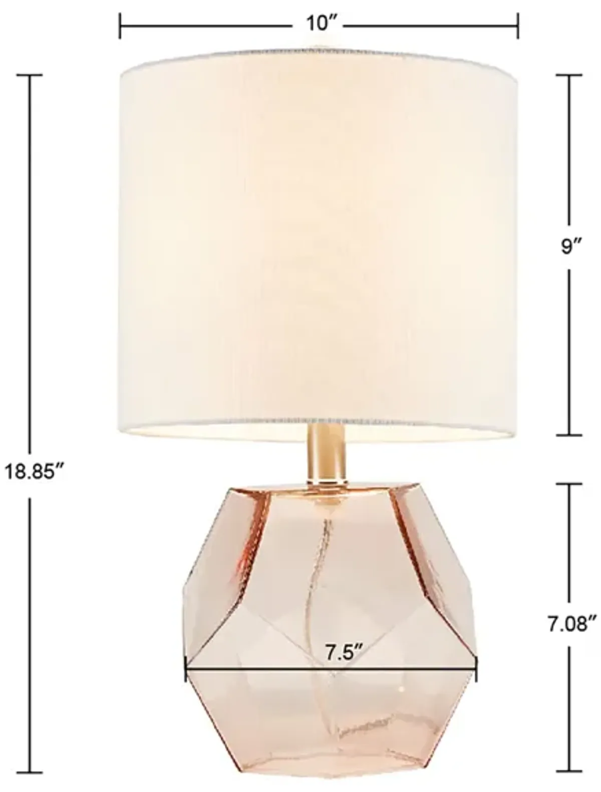 Bella Geometric Table Lamp