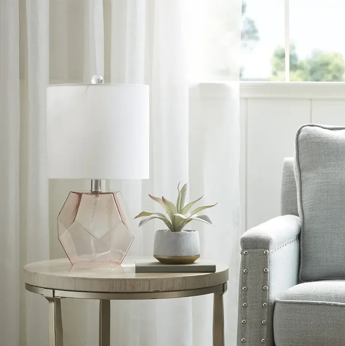 Bella Geometric Table Lamp