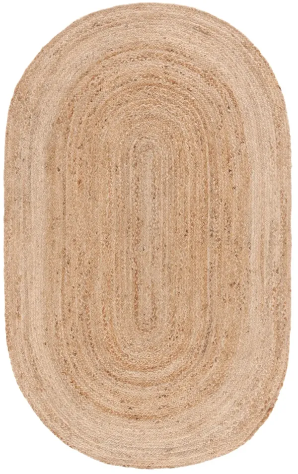 NATURAL FIBER 801 NATURAL  9' x 12' Oval Oval Rug