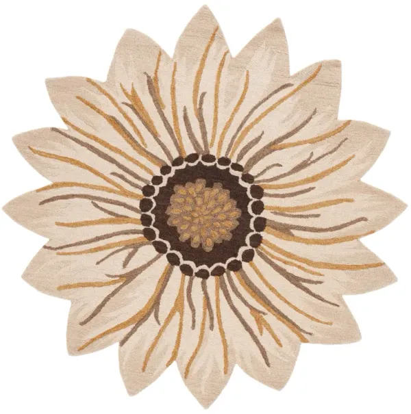 NOVELTY Hand Tufted 5' x 5' Round area rug