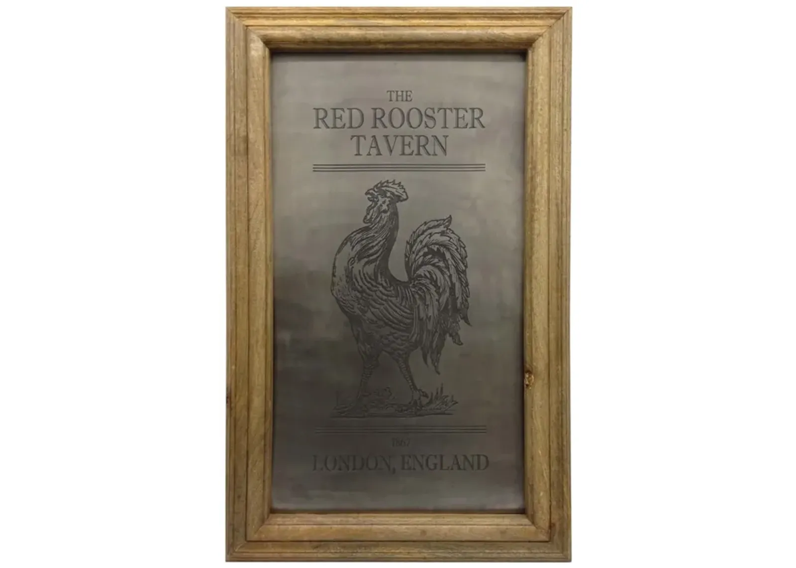 Rooster Etched Magnet Board