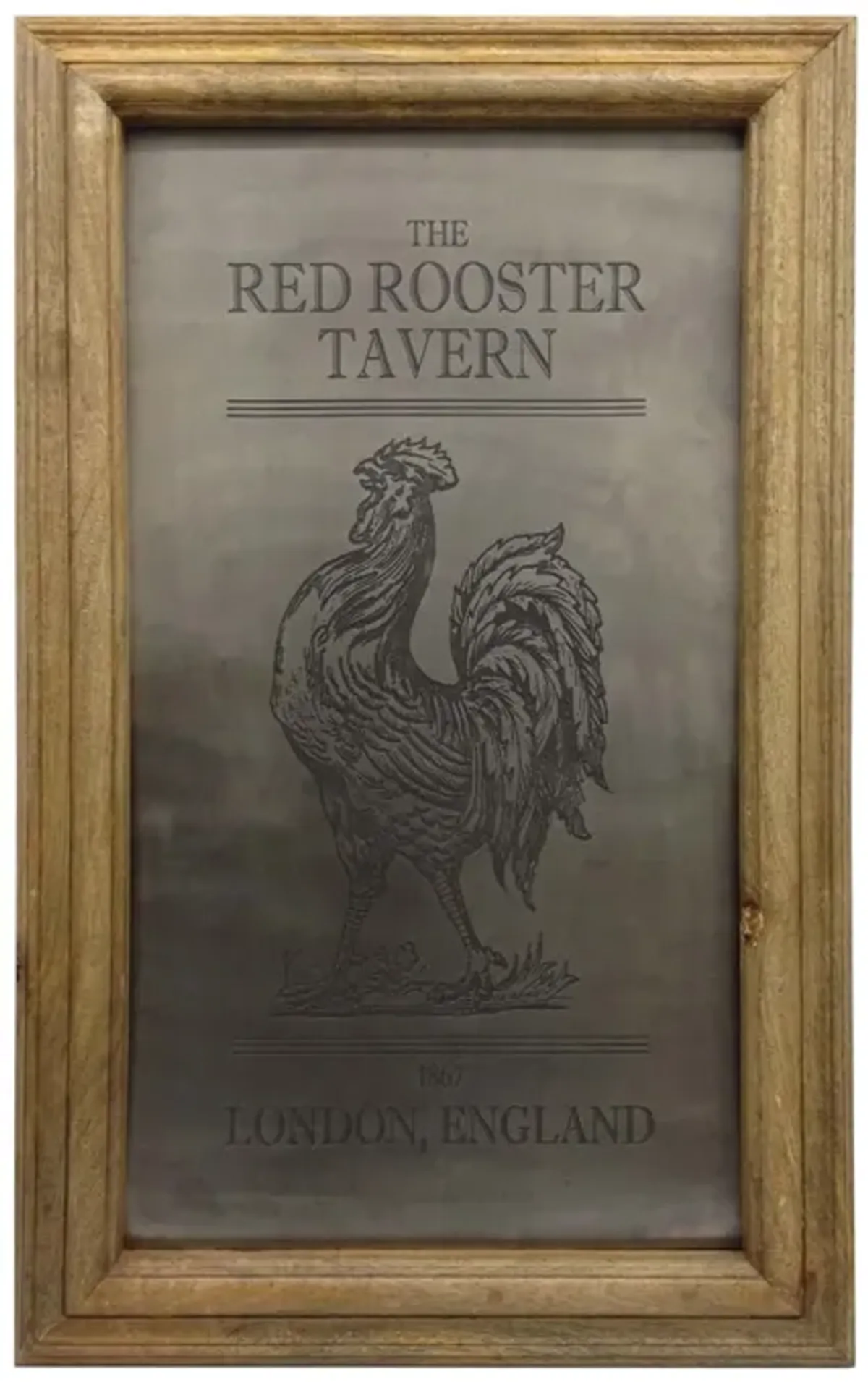 Rooster Etched Magnet Board