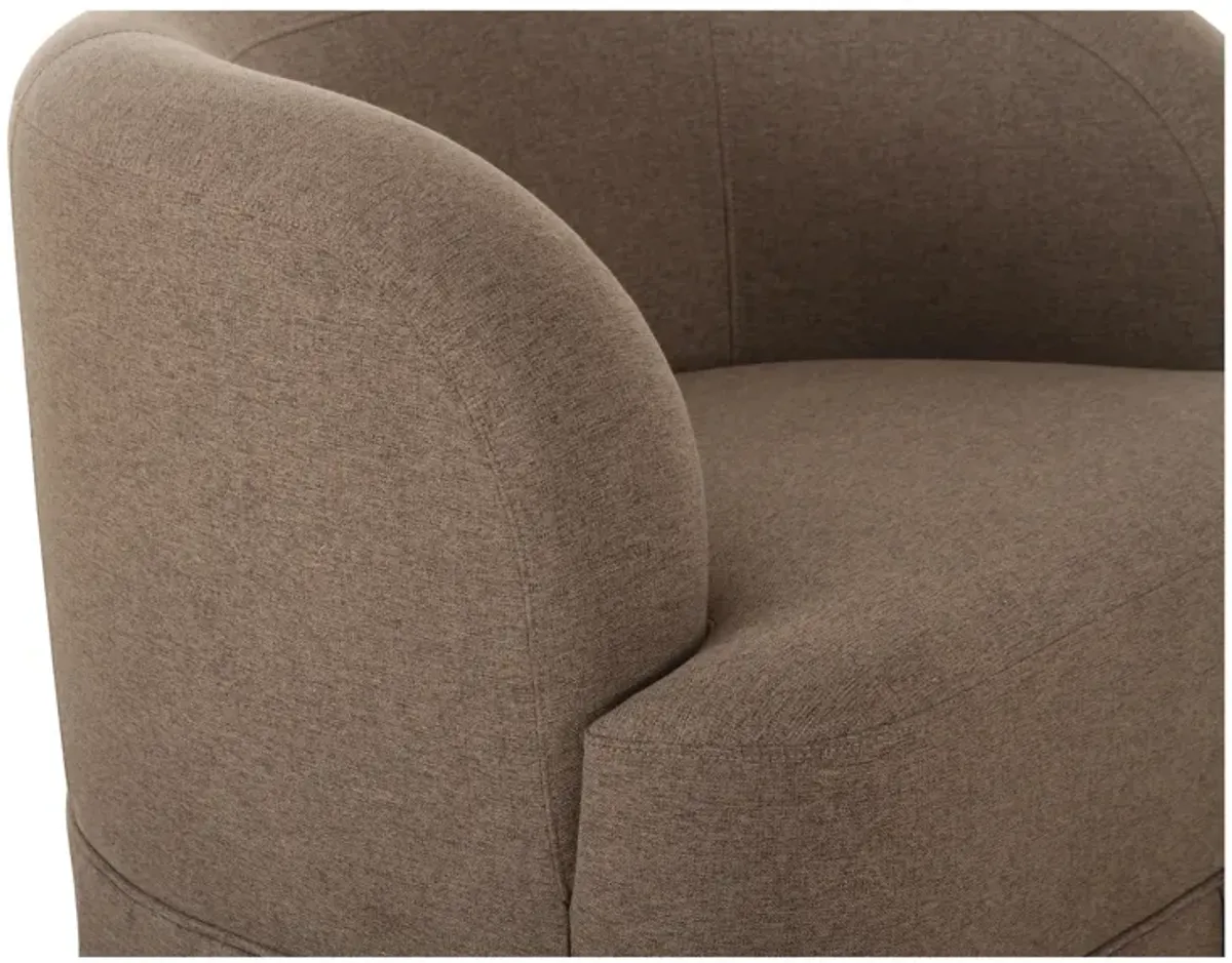 Maren Swivel Chair Brown