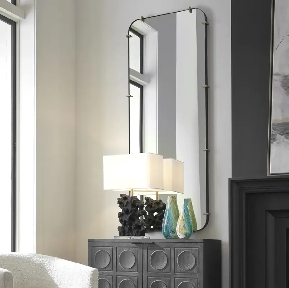 Pali Industrial Dressing Mirror