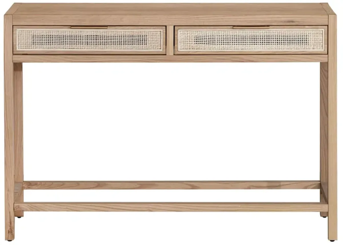 Rattan Console Table - Natural