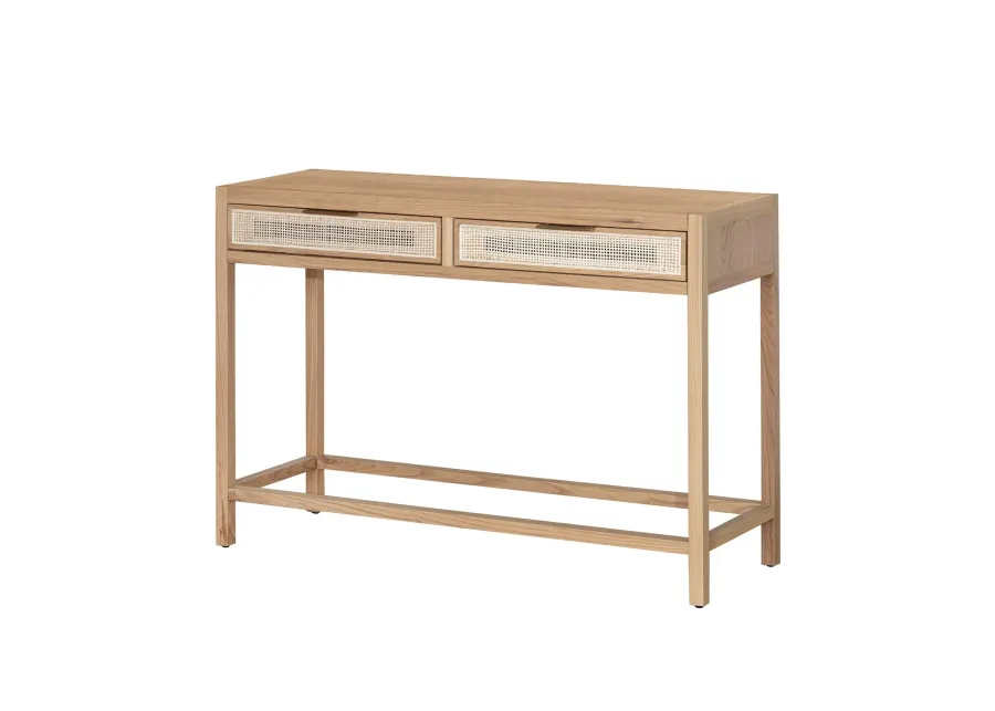 Rattan Console Table - Natural