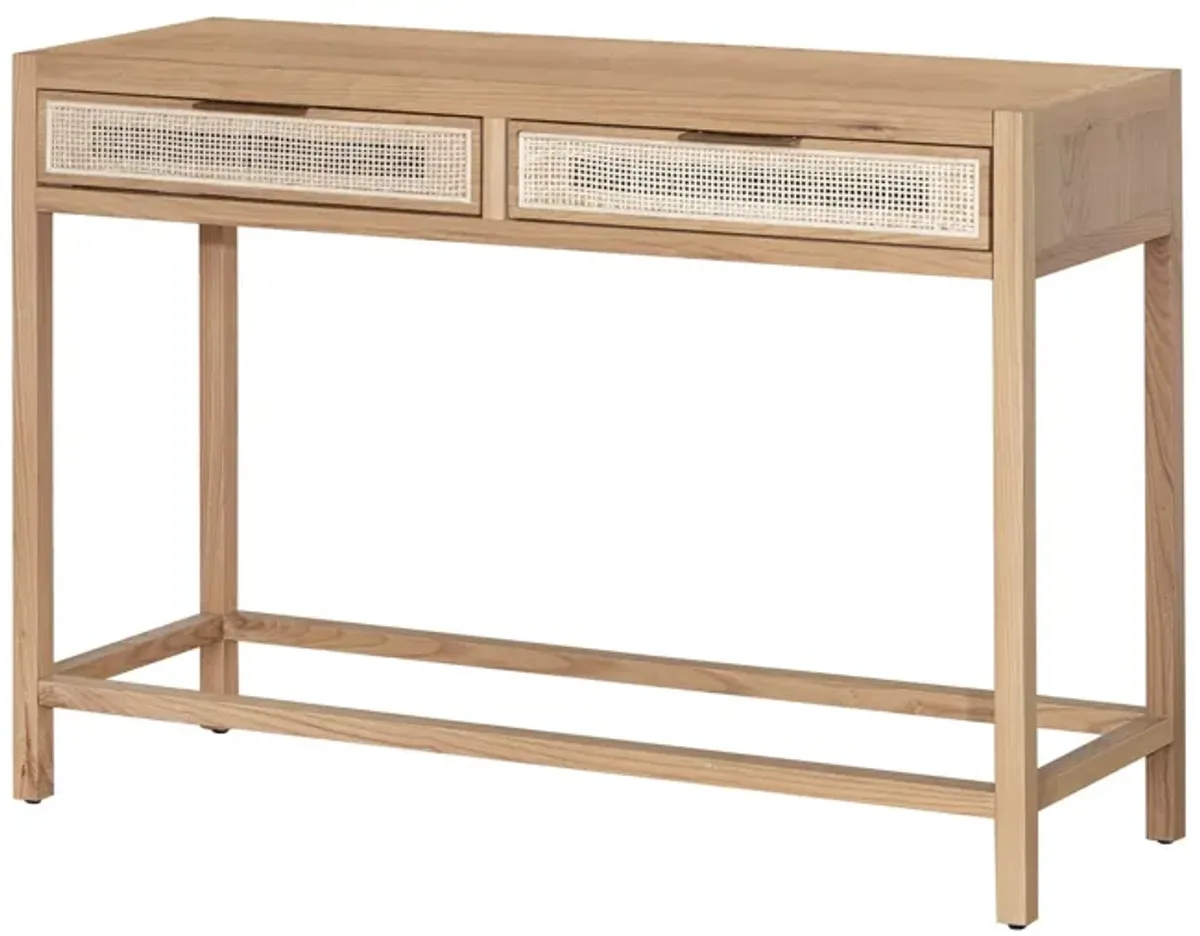 Rattan Console Table - Natural