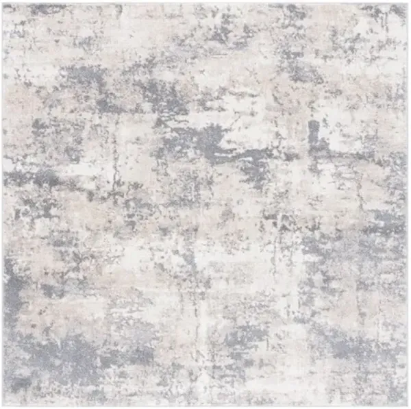 OPAL 422 Grey 6'-7' X 6'-7' Square Square Rug