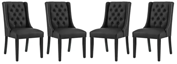 Baronet Dining Chair Vinyl Set of 4