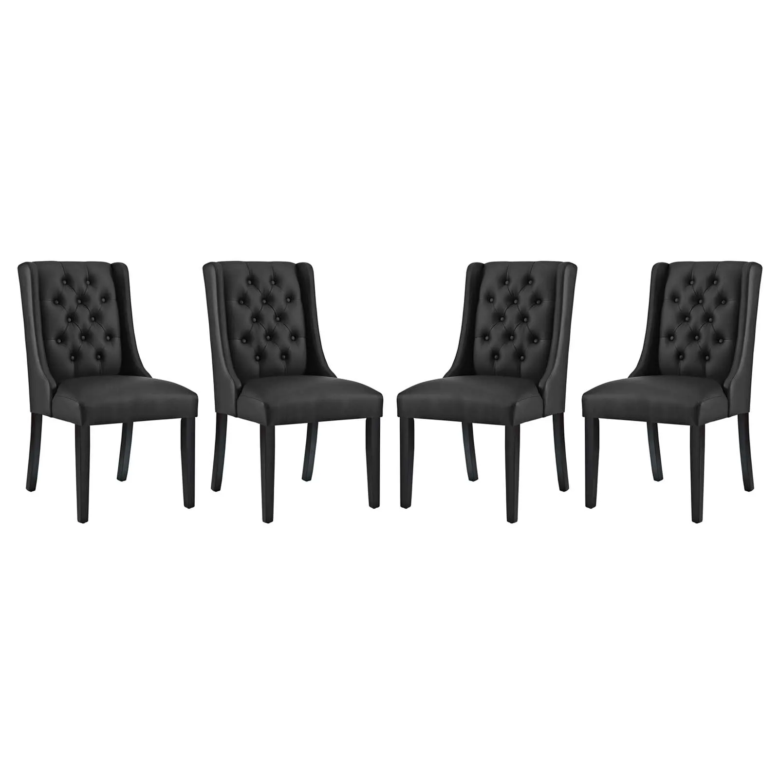 Baronet Dining Chair Vinyl Set of 4