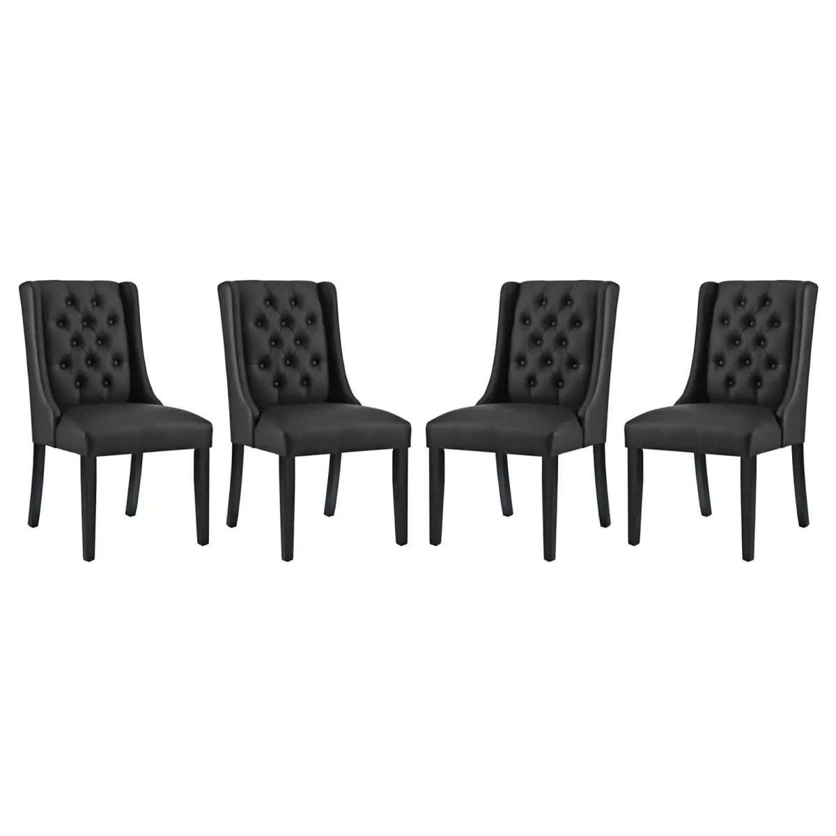 Baronet Dining Chair Vinyl Set of 4