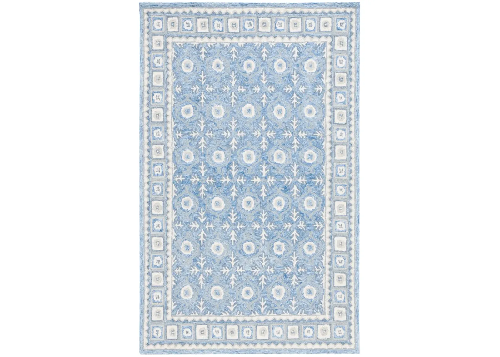 EBONY 651 BLUE  3' x 5' Small Rectangle Rug