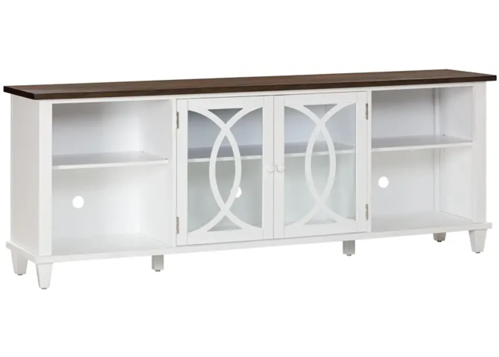 Presby White 80" Console