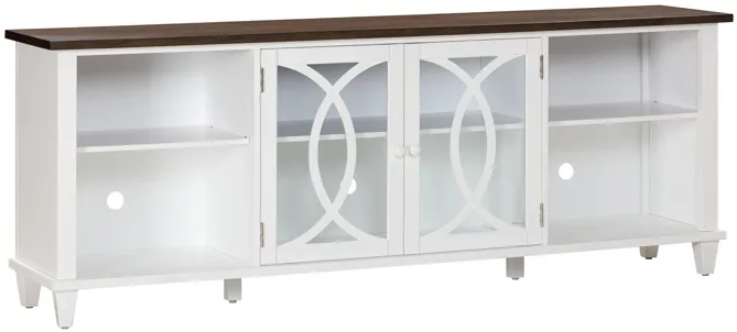 Presby White 80" Console