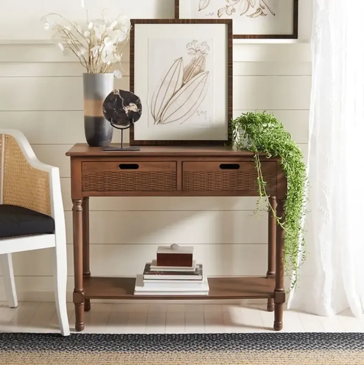 LANDERS 2 DRAWER CONSOLE