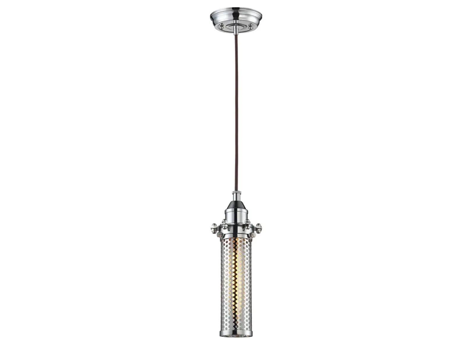 Fulton 4" Wide 1-Light Mini Pendant - Polished Chrome