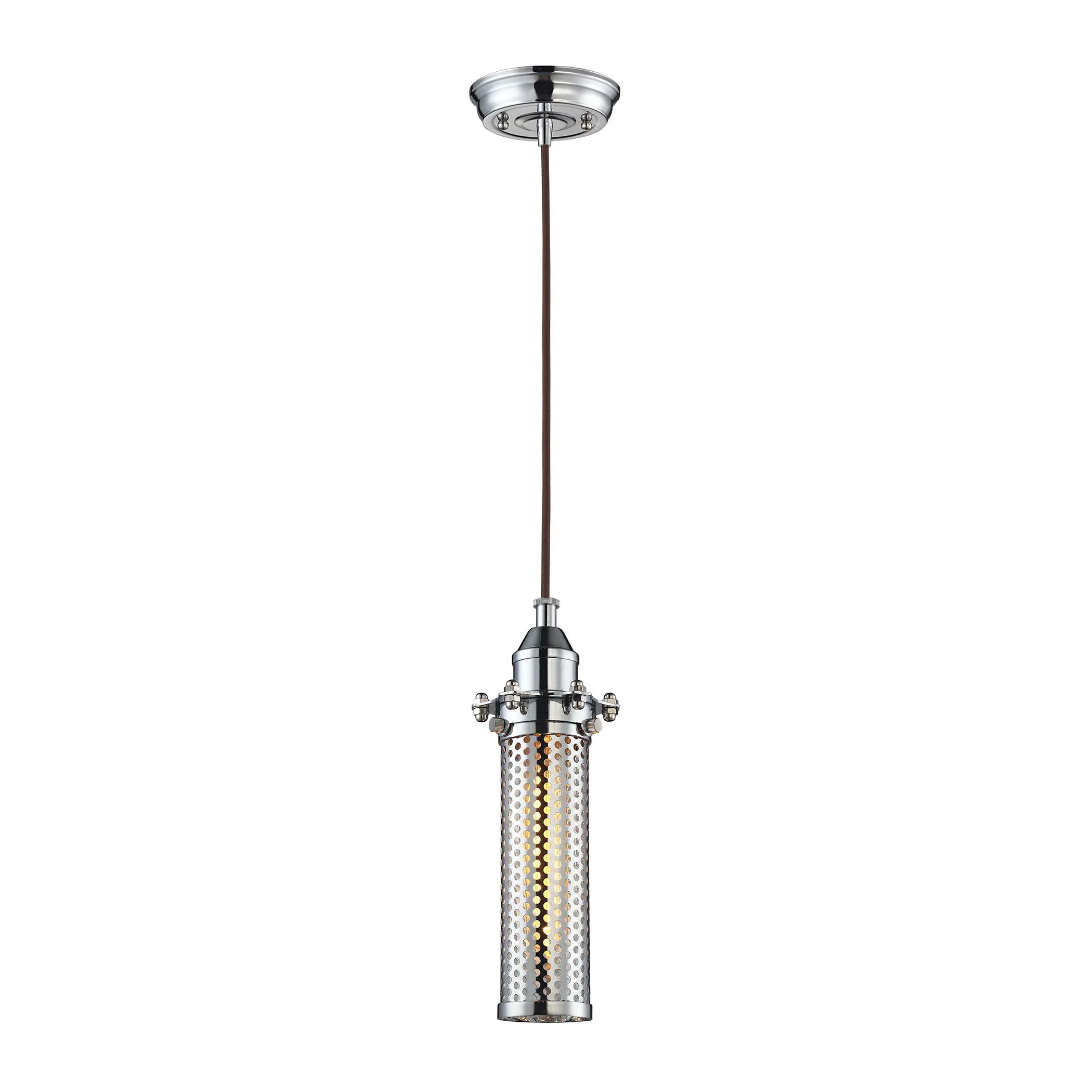 Fulton 4" Wide 1-Light Mini Pendant - Polished Chrome