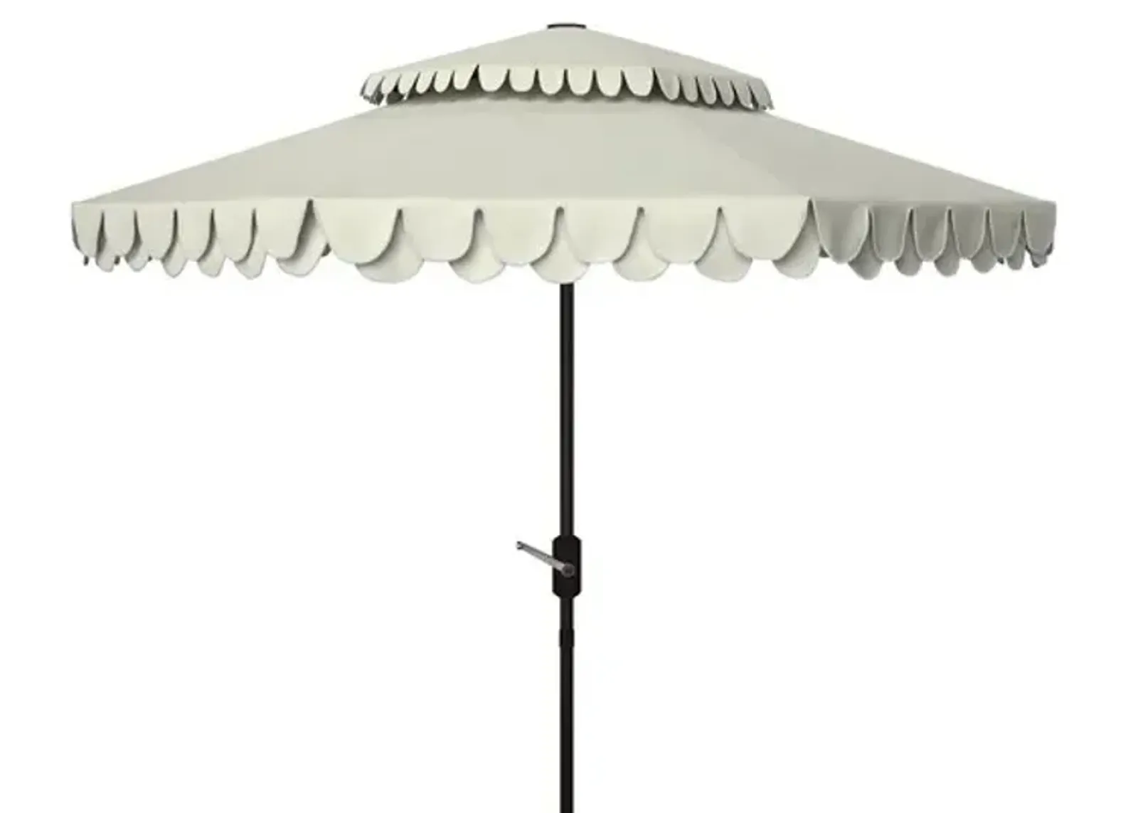 Elegant Valance Double Top Umbrella