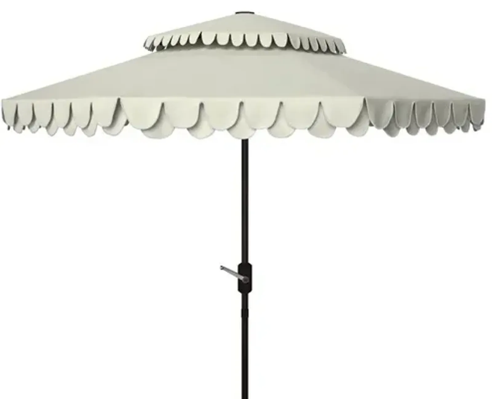 Elegant Valance Double Top Umbrella