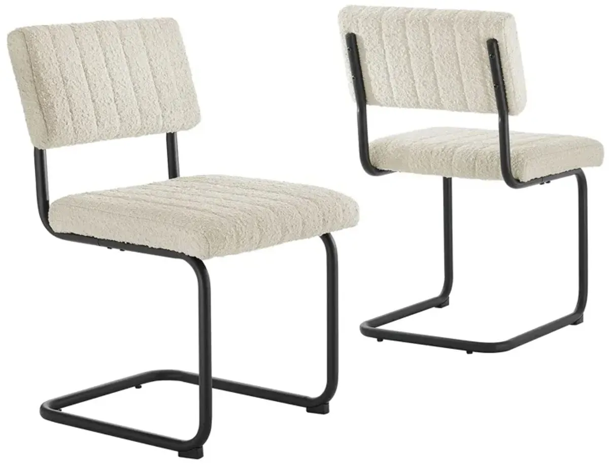 Parity Boucle Dining Side Chairs - Set of 2