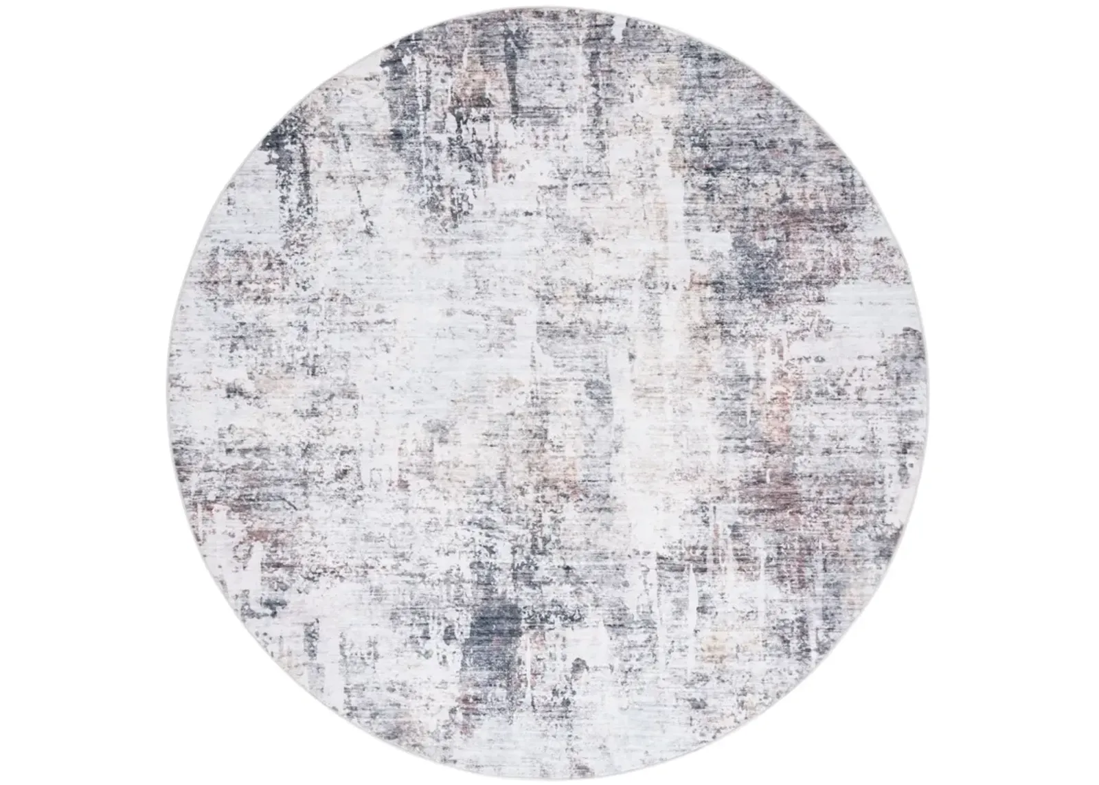 SANTA MONICA 318 BEIGE  6' x 6' Round Round Rug