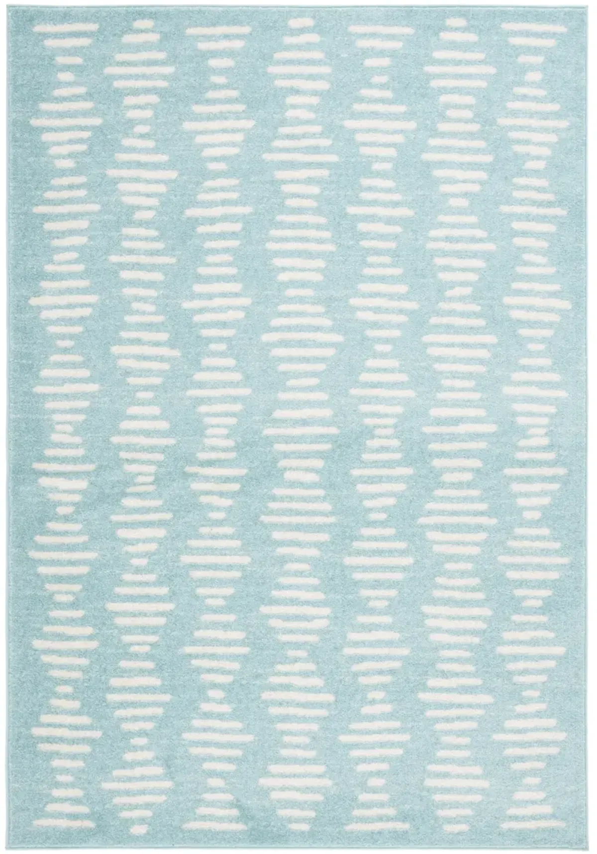 TULUM 644 TURQUOISE  6'-7' x 8'-7' Medium Rectangle Rug