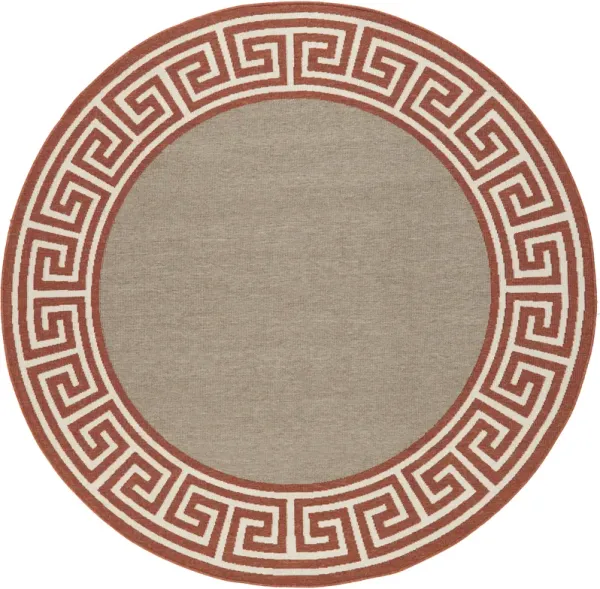 Alfresco ALF-9628 8'10" x 8'10" Machine Woven Rug