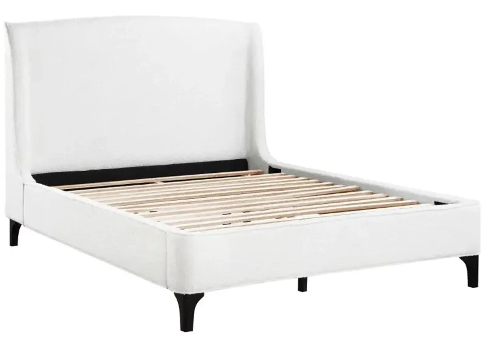 Abbeyside Upholstered Curved Headboard Platform Bed