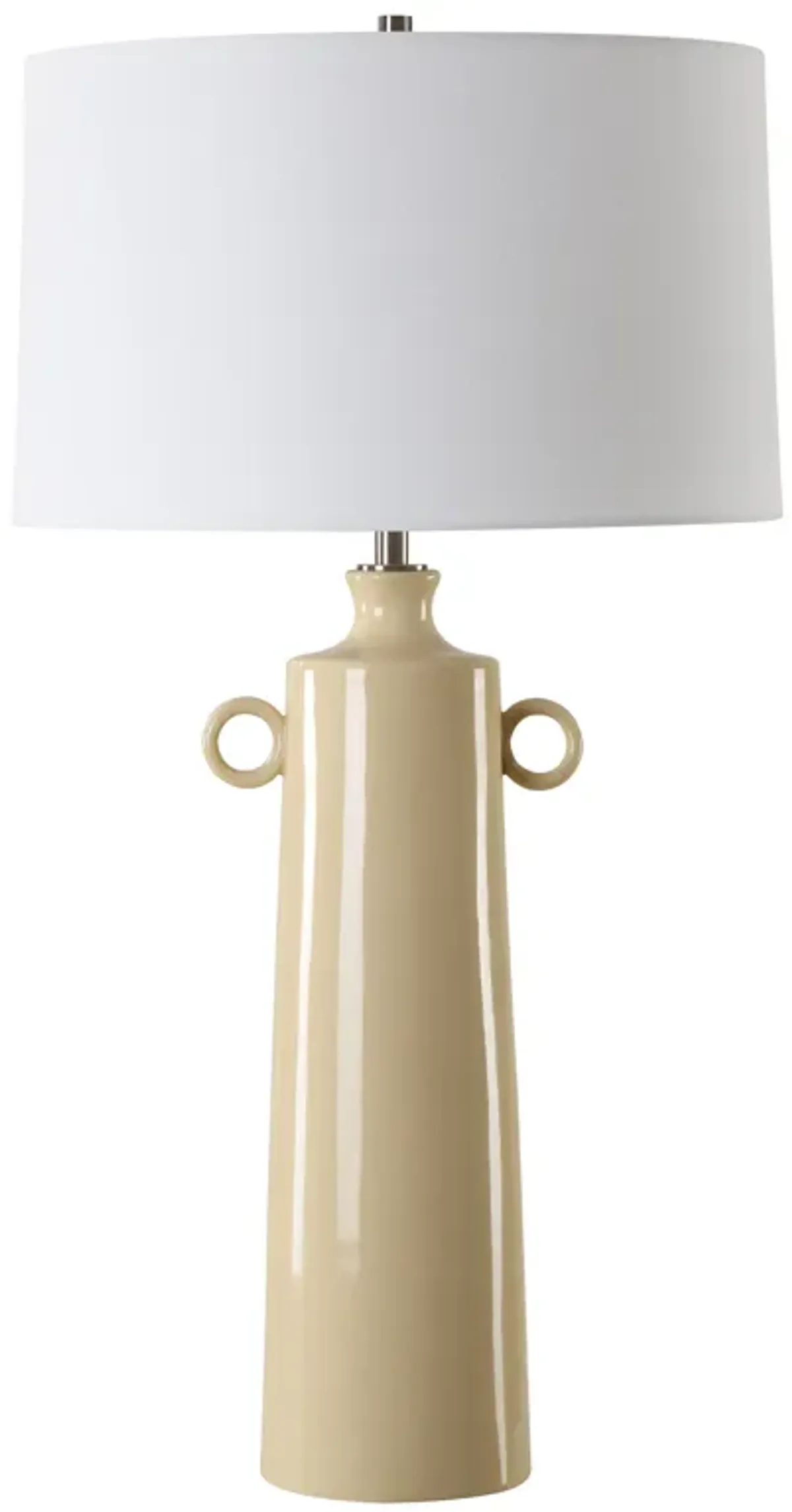 Florero Pale Yellow Table Lamp