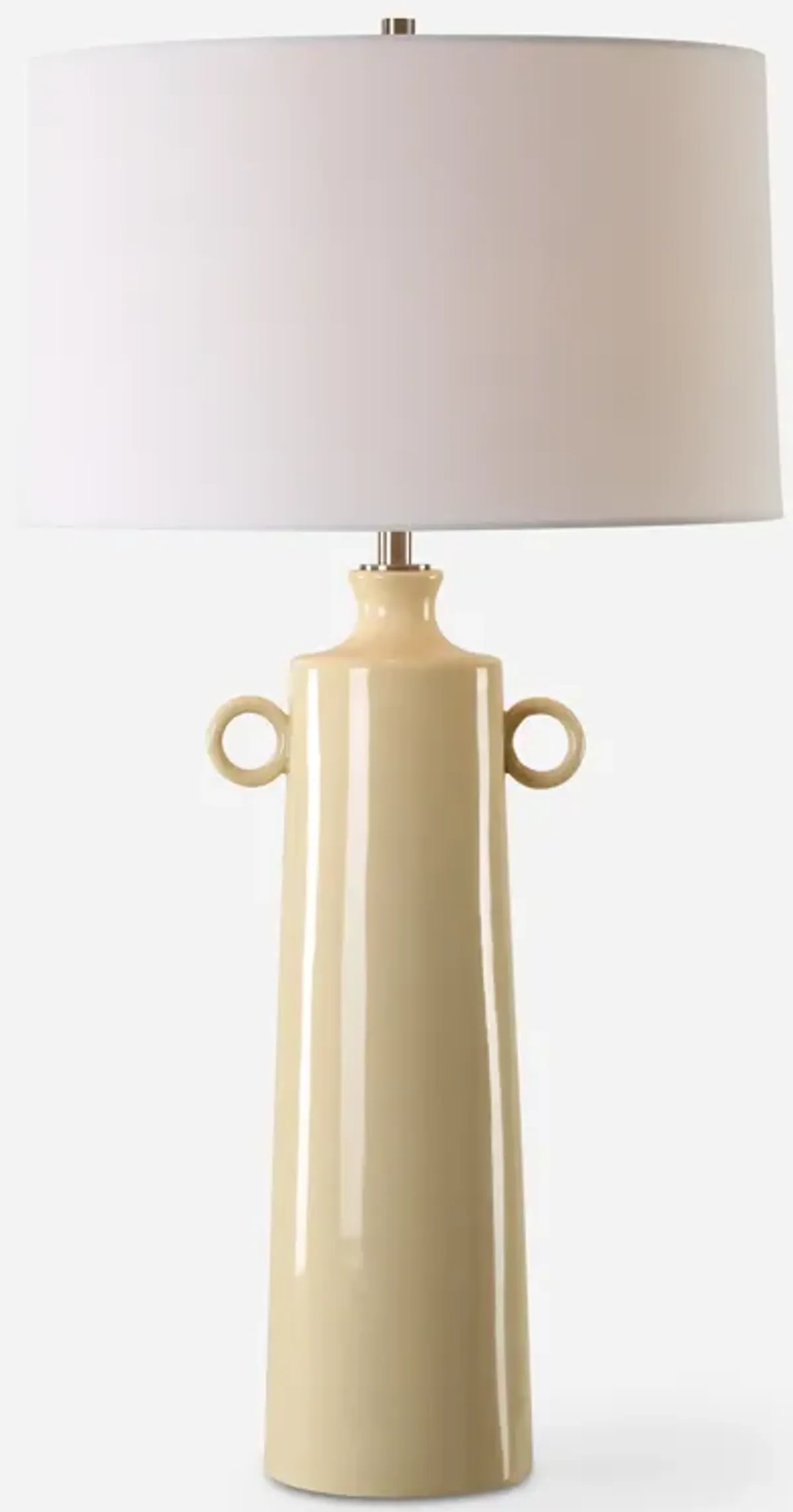 Florero Pale Yellow Table Lamp