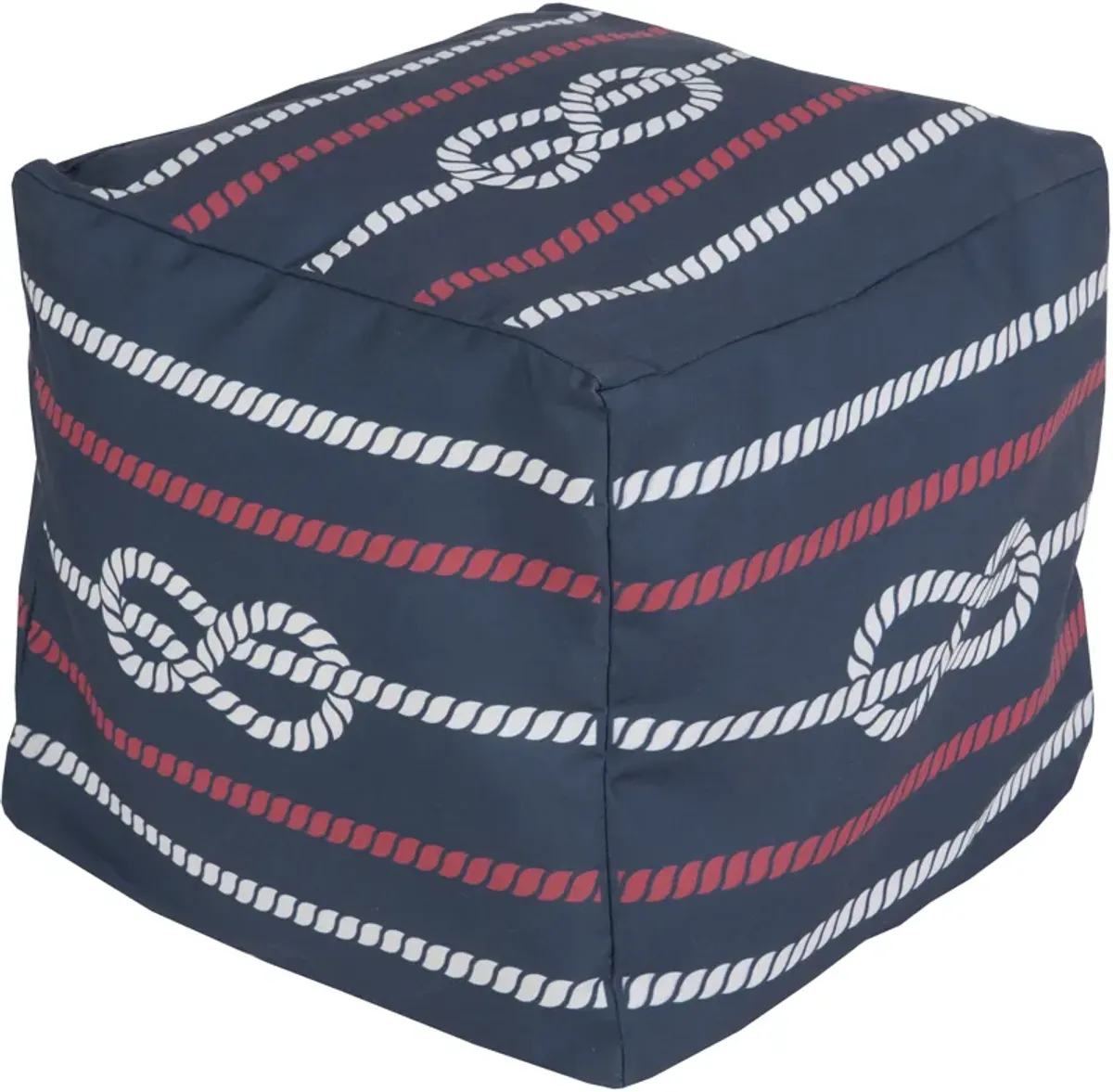 Rain POUF-273 18"H x 18"W x 18"D Pouf