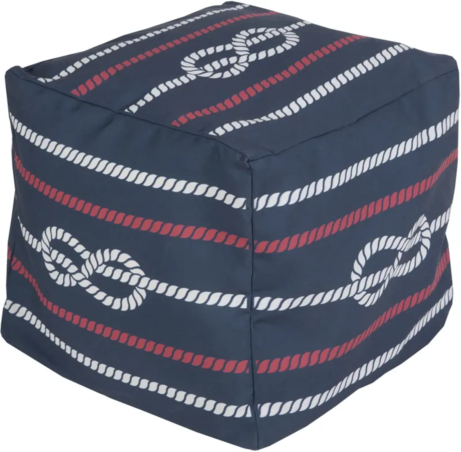 Rain POUF-273 18"H x 18"W x 18"D Pouf