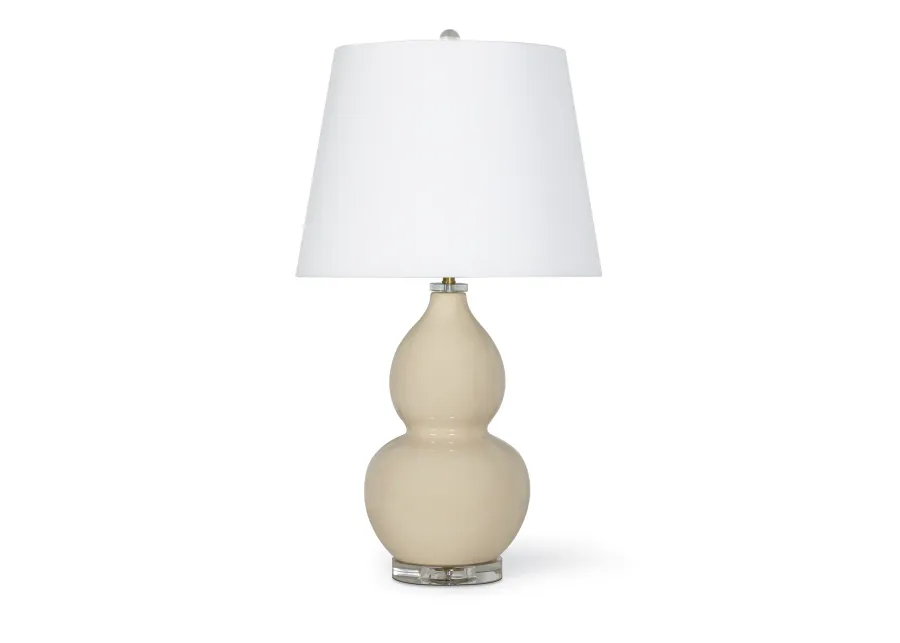 June Ceramic Table Lamp (Ivory)