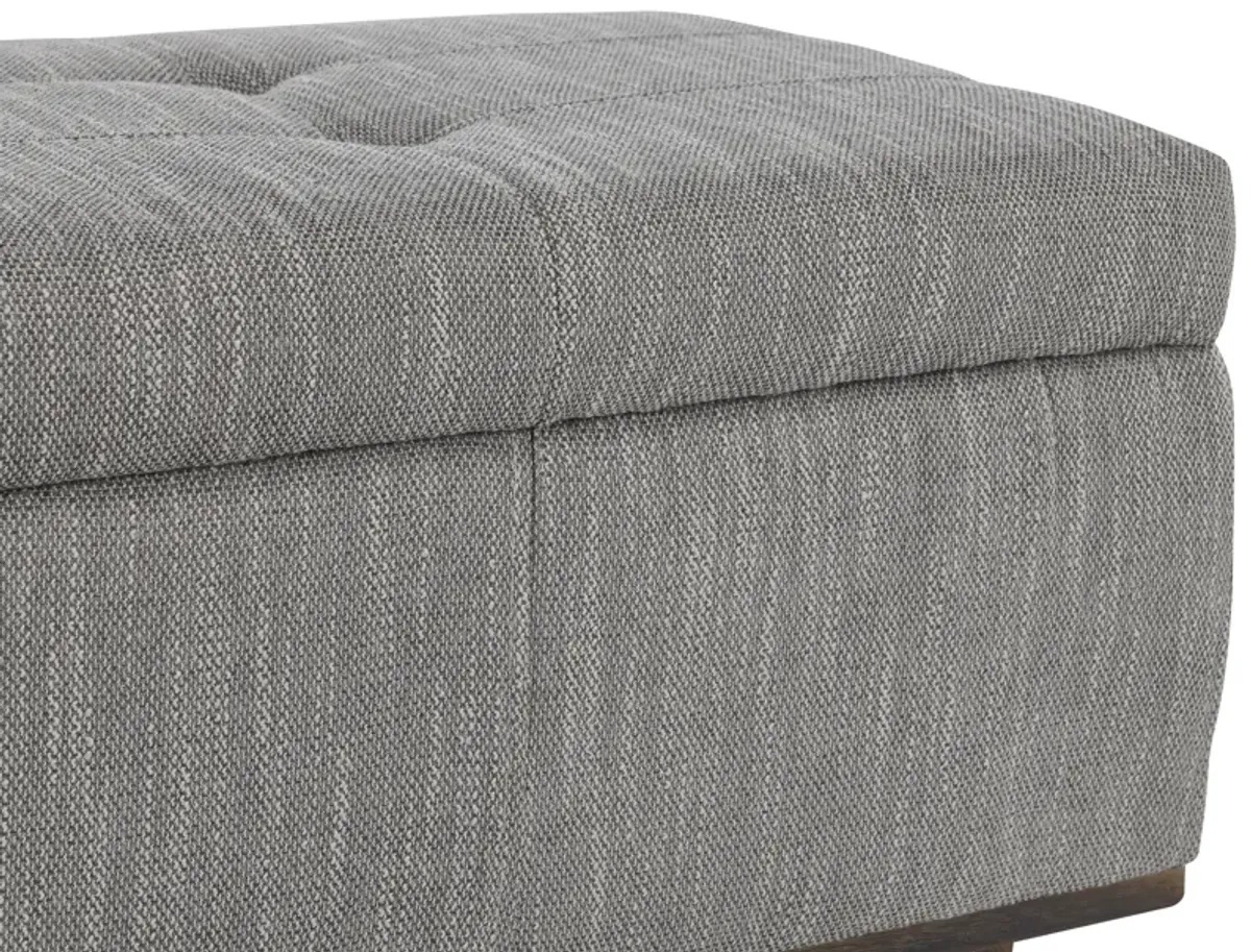 Louise Tufted Storage Bench 54" By Kosas Home