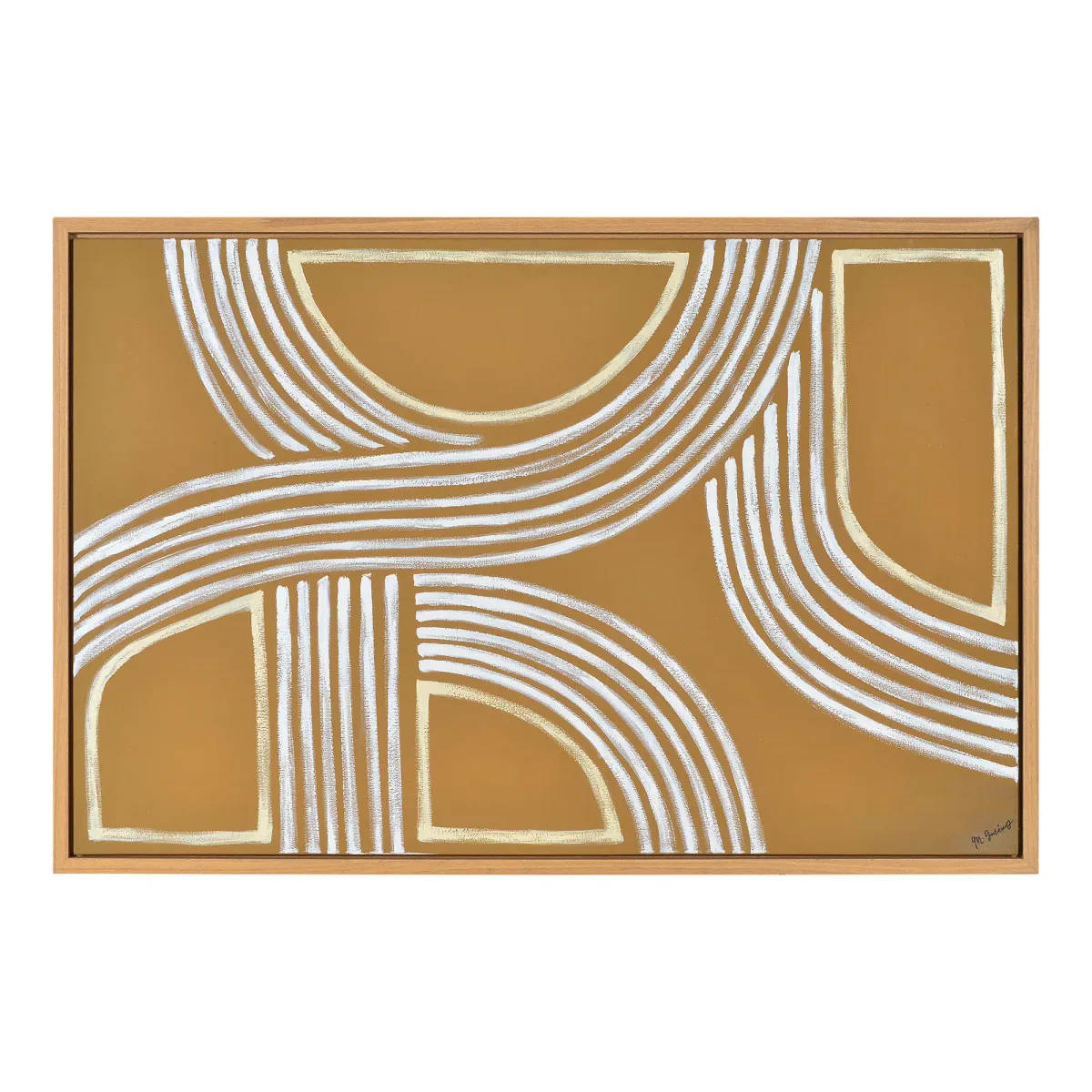 Milestone Rectangle Framed Canvas Art