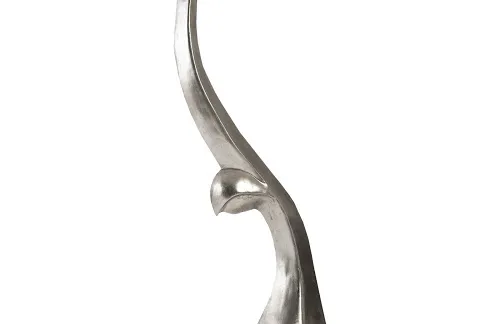 chofa sculpture, silver leaf, lg