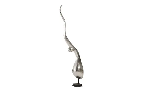 chofa sculpture, silver leaf, lg