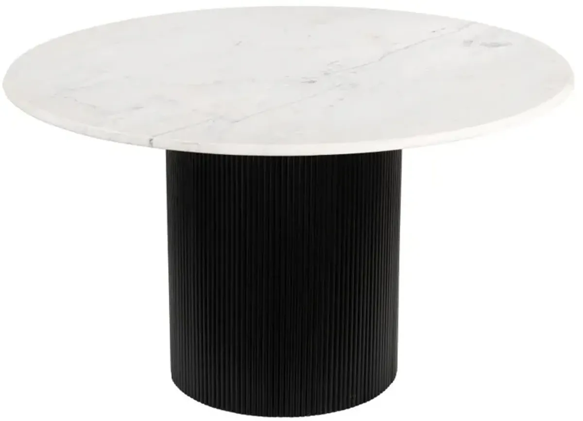 Izola Dining Table White & Black