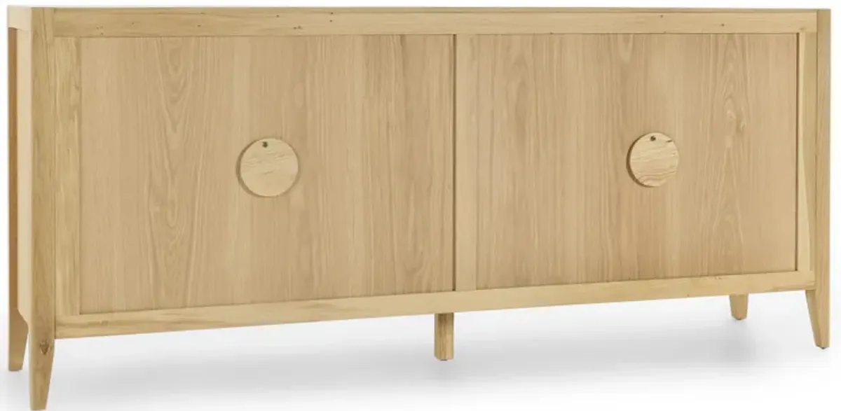 Beechgrove Four Door Sideboard in Natural Brown