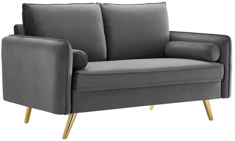 Revive Performance Velvet Loveseat