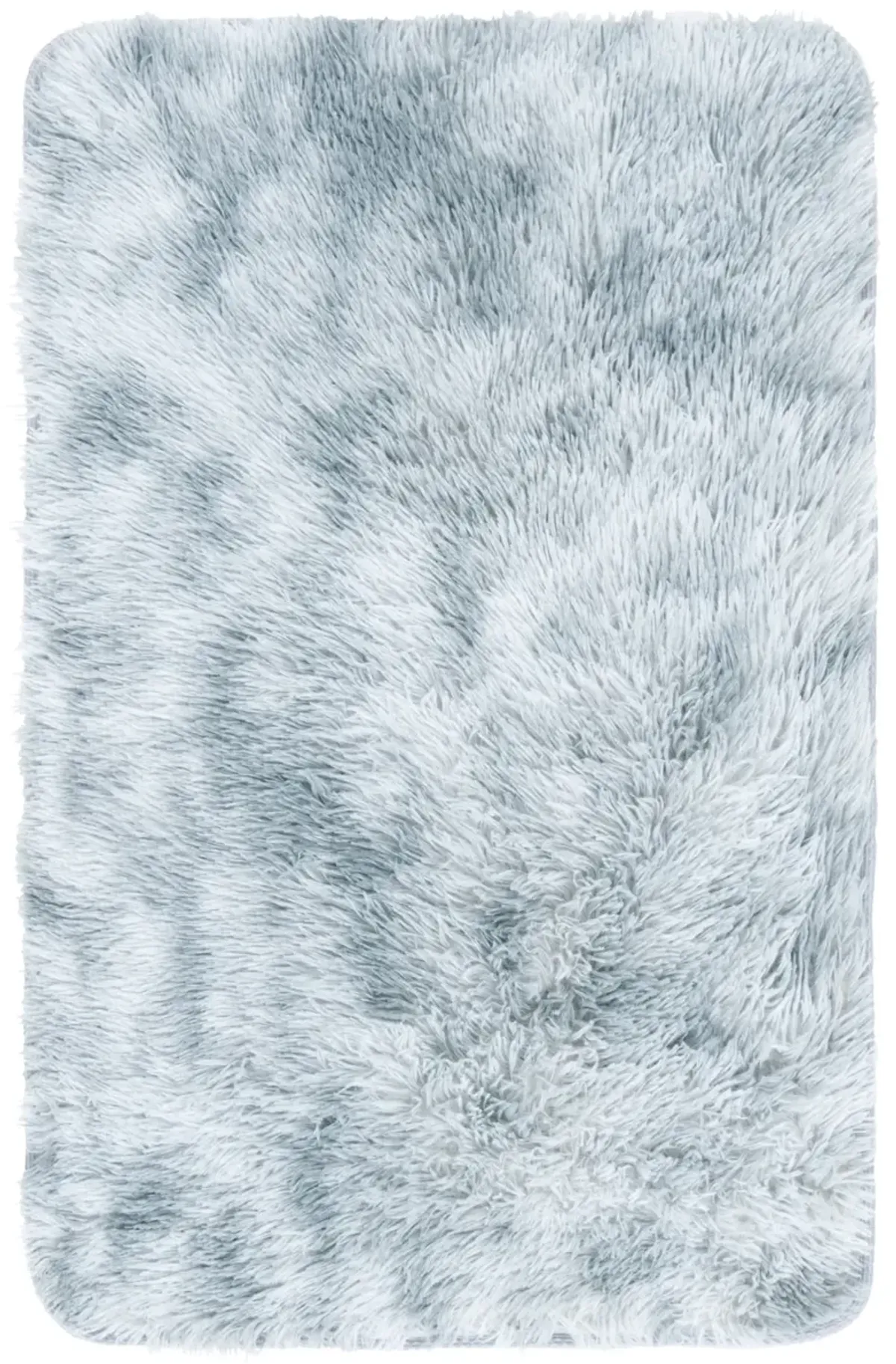RAINBOW SHAG 100 LIGHT GREY 5' x 8' Medium Rectangle Rug