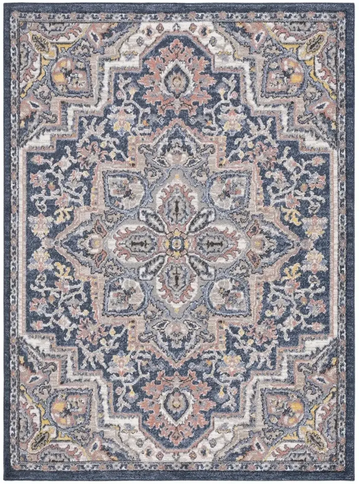 ASTORIA 400 Blue 4' X 6' Small Rectangle Rug