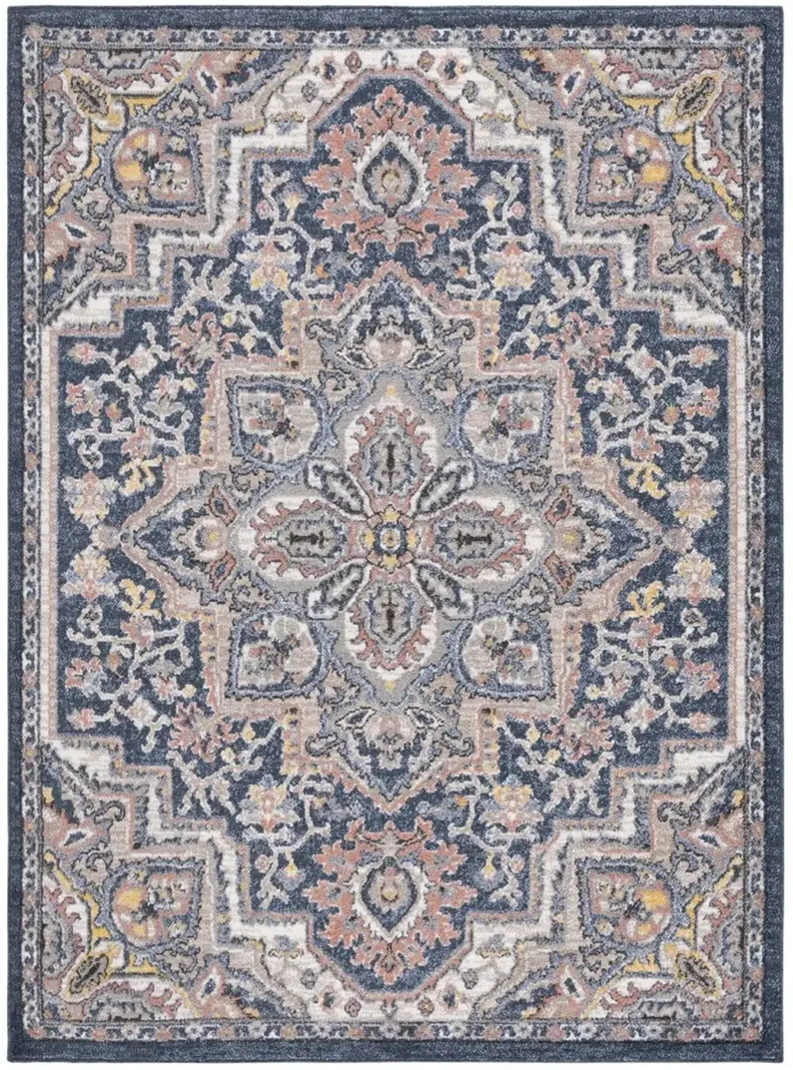 ASTORIA 400 Blue 4' X 6' Small Rectangle Rug