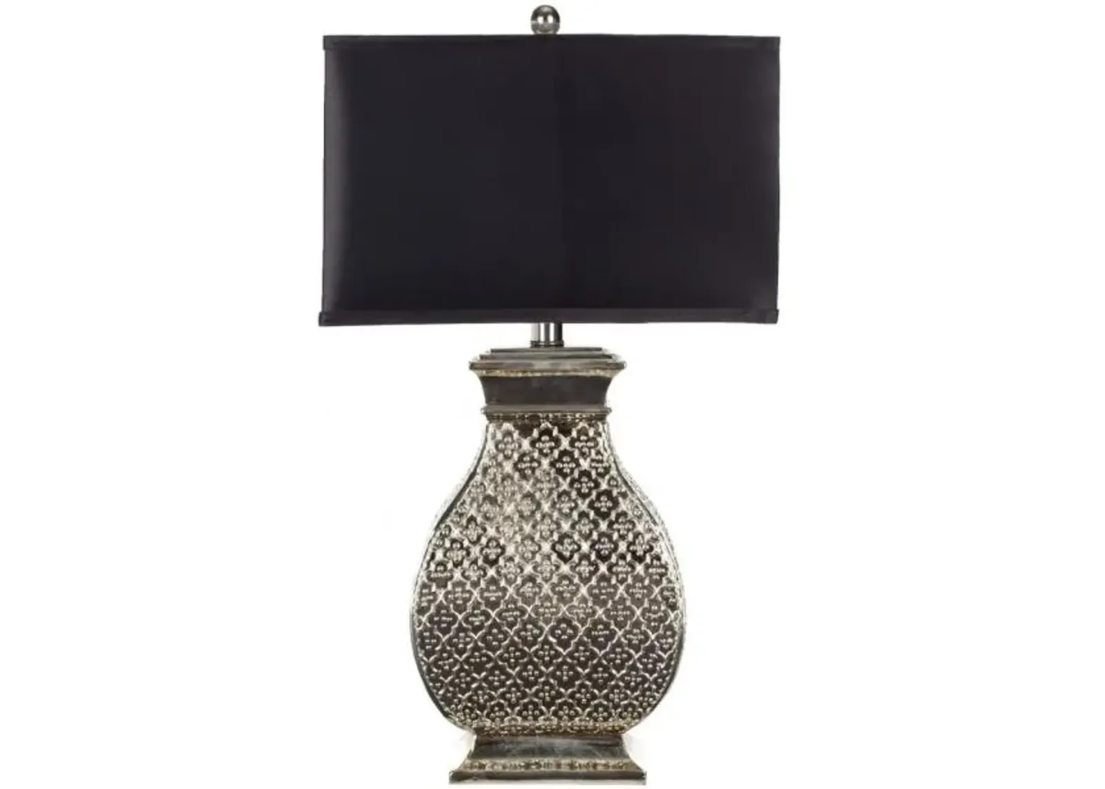 Malaga 29-Inch H Silver Table Lamp