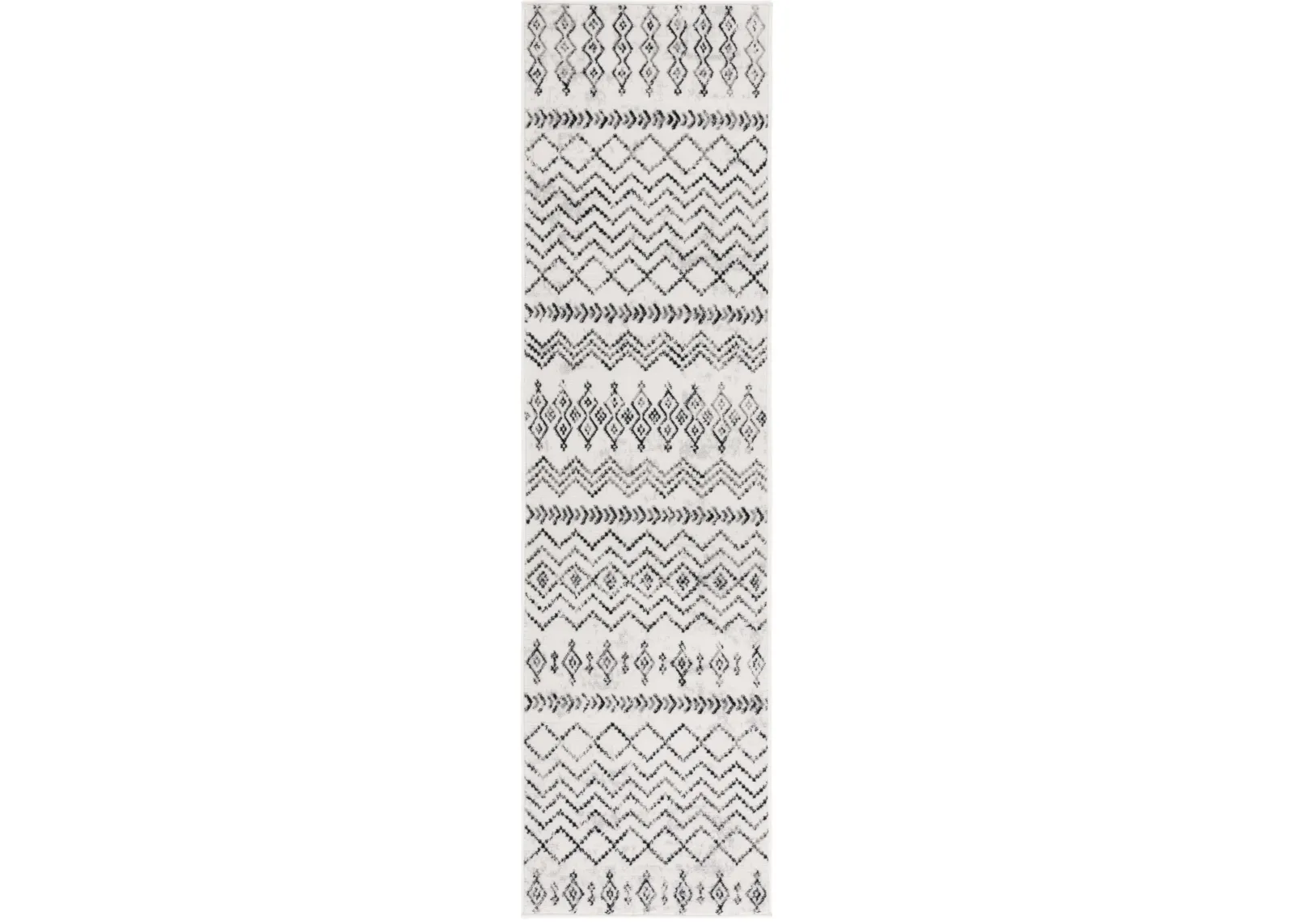 TEMPLE 105 IVORY  2'-2' x 8' Runner Rug